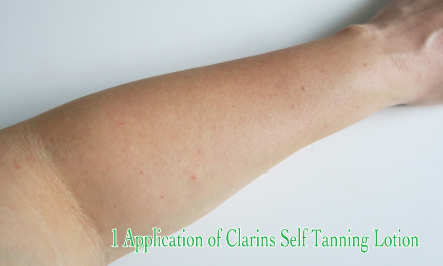 1 application of clarins 4557