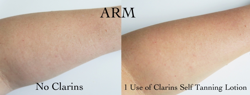 clarins before and after